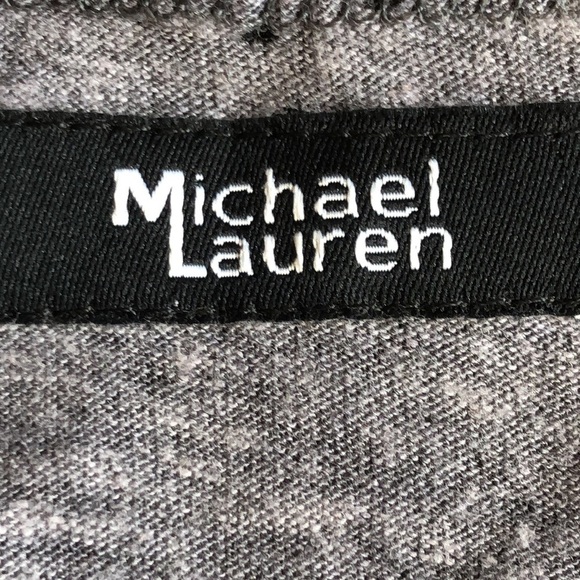 Michael Lauren Top Pullover Long Sleeve Distressed Holes Vintage Inspired Gray - Picture 5 of 10